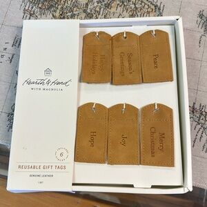 Hearth and hand reusable Christmas tags
